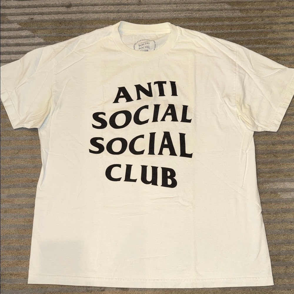 Anti Social Social Club White Logo Tee Shirt XL